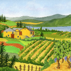 Naramata-Wine-Country-10x8-gouache