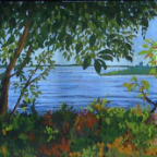 Lac-du-Bonnet-gouache-16-x-6-Judith-Panson